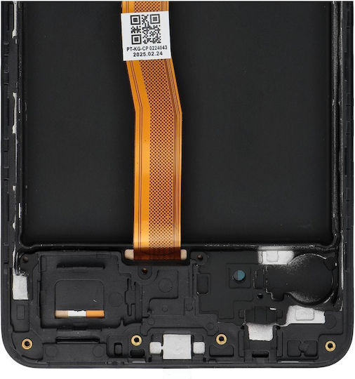 Screen Display with Touch Mechanism and Frame for SAMSUNG A7 2018 A750 (Black)