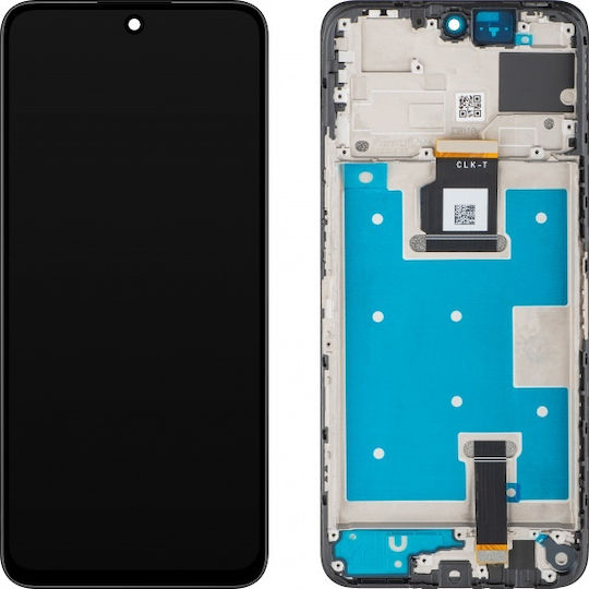 Madrid Papel O ecran cu Mecanism Tactil pentru Honor 90 Smart, X7b 4G (Negru)