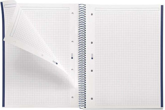 Miquelrius Emotions Notebook 80 Sheets A4 Square Blue