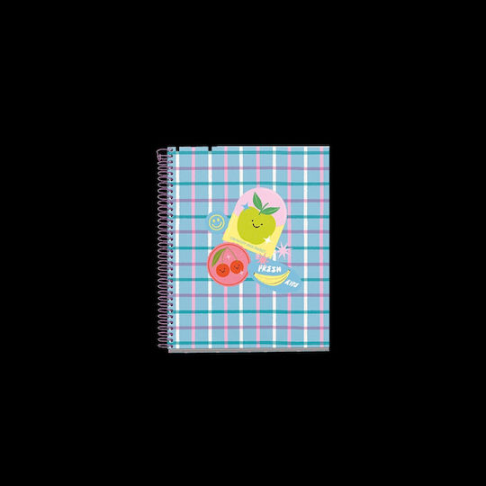 Miquelrius Spiral Notebook Ruled A5 100 Sheets 4 Subjects 70gr Multicolour 1pcs