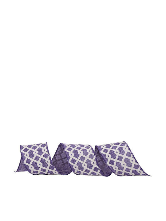 Lianos Christmas Ribbon Purple 850cm 1pc