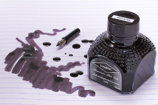 Diamine Ersatz- und Füllfederhaltertinten für Füllfederhalter Schwarz 80ml