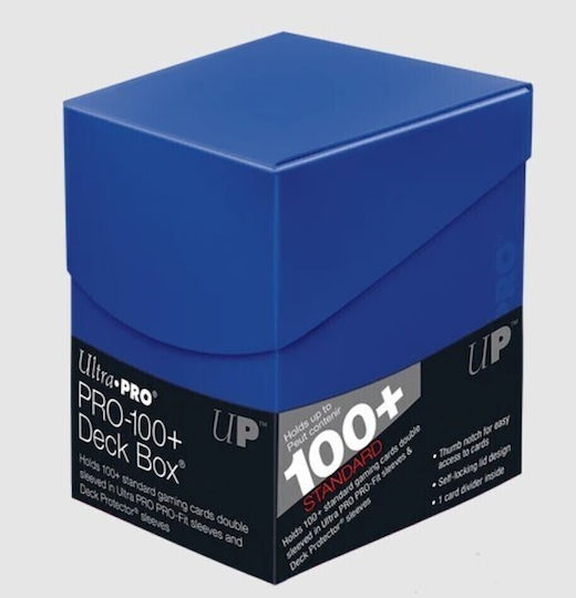 Ultra Pro Eclipse Pacific Deck Box Standard Size Card Box for 100 Cards Pacific Blue