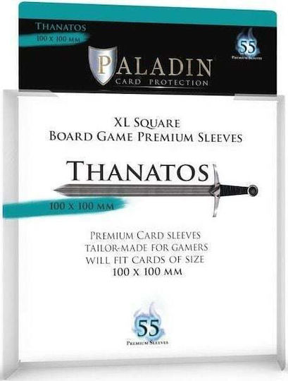 Board & Dice Paladin Card Sleeves Square Size 55 Transparent