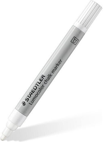Staedtler Μαρκαδόρος Λευκός Υγρής Κιμωλίας