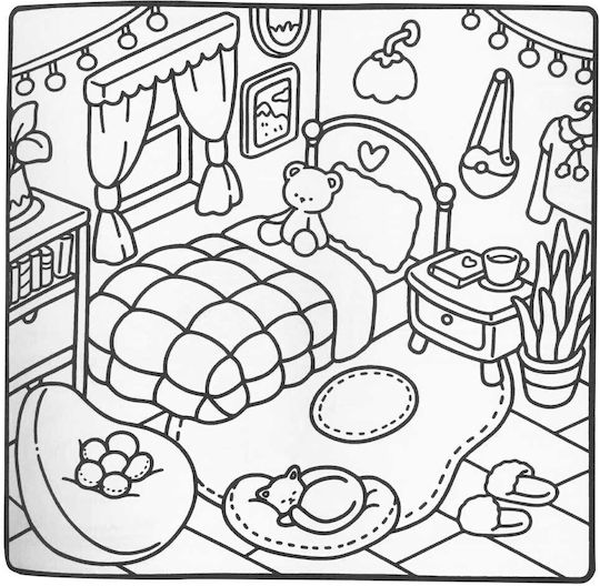 Книга за оцветяване Ъгъл 21x21см