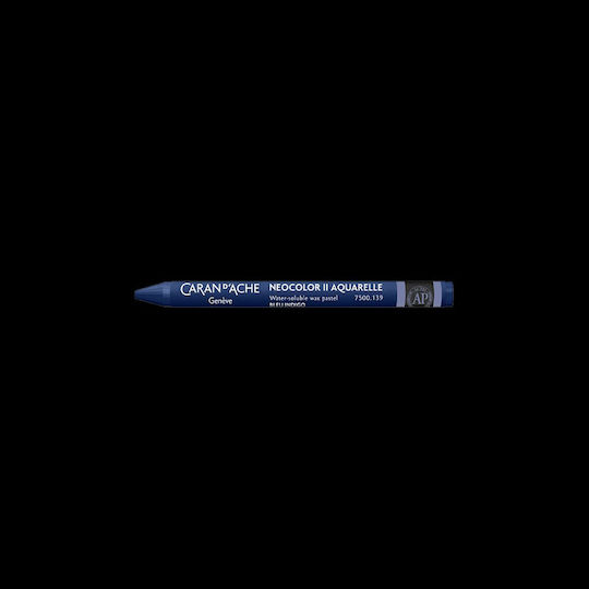 Caran D’ache Crayons Wax Watercolor Neocolor Ii Indigo Blue 10 Pieces
