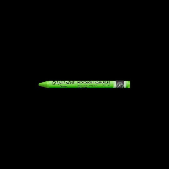 Caran D’ache Crayon Wax Watercolor Neocolor II Yellow Green 10 Pieces