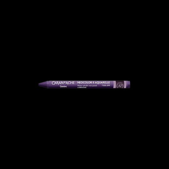 Caran D’ache Wax Crayons Watercolor Neocolor Ii Aubergine 10 Pieces