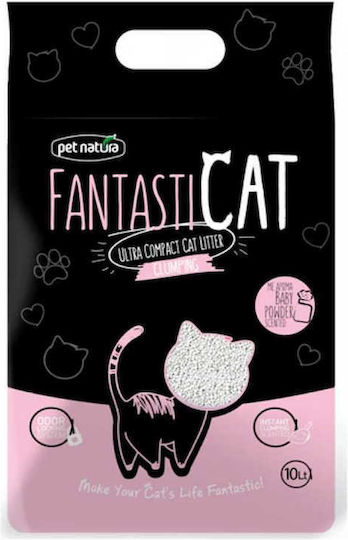 Pet Natura Fantasticat Άμμος Γάτας Μπετονίτης με Άρωμα Baby Powder 10lt