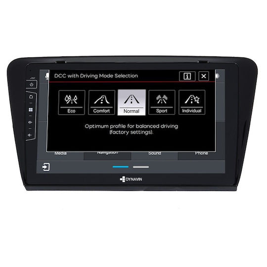 Dynavin Ηχοσύστημα Αυτοκινήτου για Skoda Octavia 2013-2020 (Bluetooth/USB/WiFi/GPS/Apple-Carplay/Android-Auto) με Οθόνη Αφής 10.1"