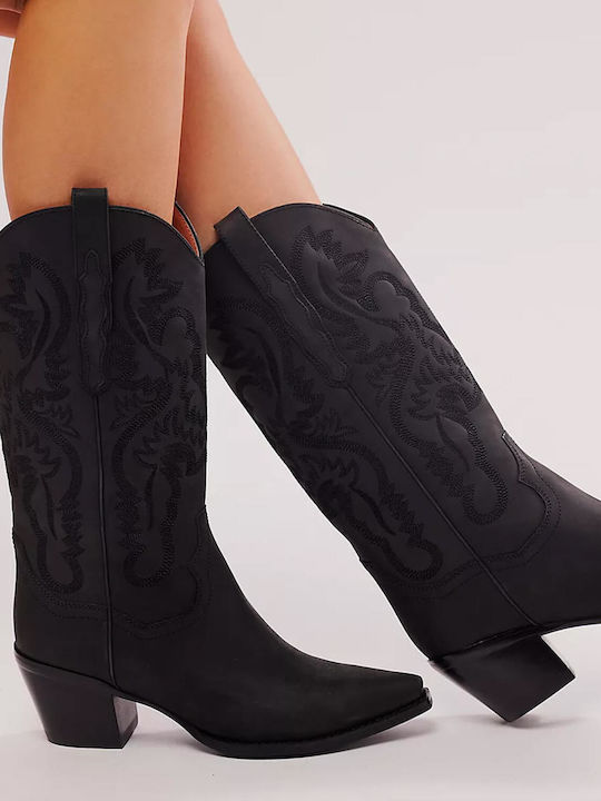 Women's Cowboy Boots Black