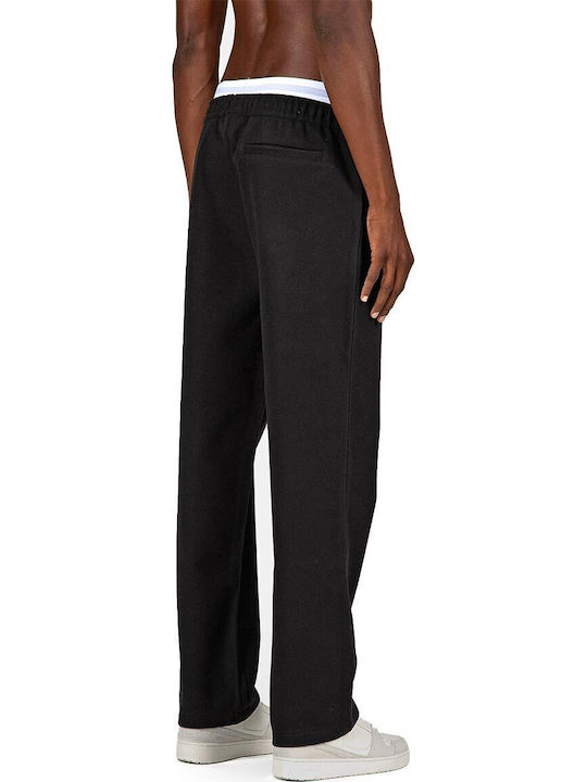 Pantaloni cu Croială Normală Black