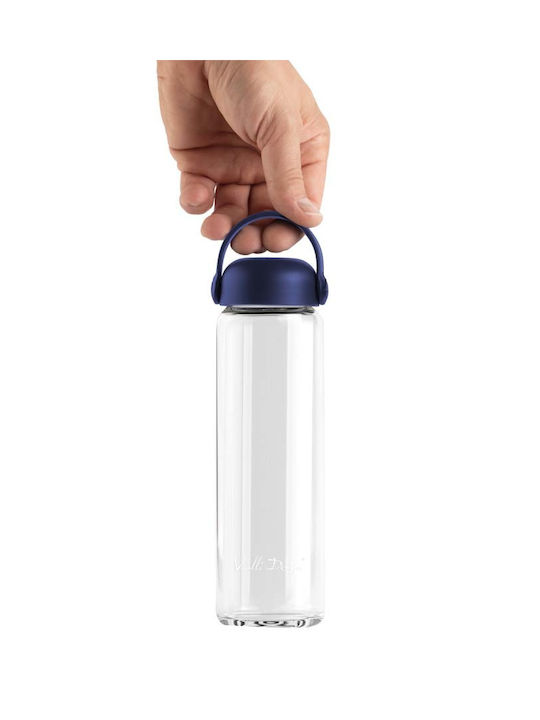 Vialli Design Water Bottle Plastic 540ml Blue