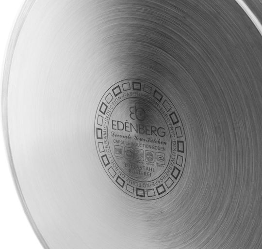 Edenberg Βαθιά Ανοξείδωτη Κατσαρόλα 36.7lt / 36cm Edenberg Βαθιά Ανοξείδωτη Κατσαρόλα 36.7lt / 36cm