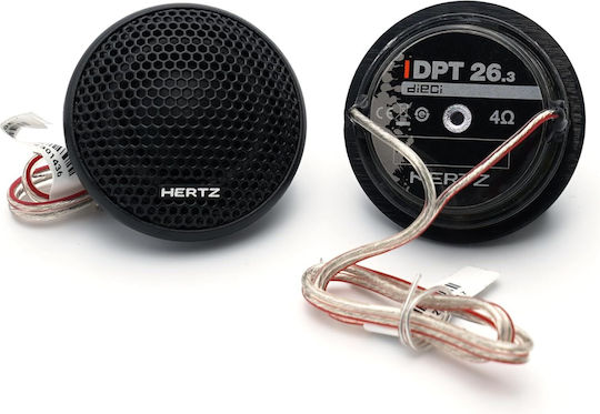Hertz Set Auto-Lautsprecher Dieci DPK 165.3 Paar Autolautsprecher 6.5" mit 80W RMS (Tieftöner)