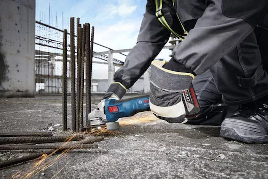 Bosch GWS 18V-11 S Professional Τροχός 125mm Μπαταρίας Brushless με Ρύθμιση Στροφών 2x5Ah
