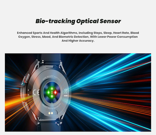 Oukitel BT12 Smartwatch mit Pulsmesser (Gray)
