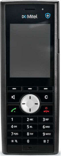 Mitel DECT 722dt Ασύρματο Τηλέφωνο IP Μαύρο