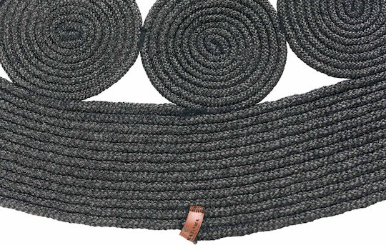 Anatolia Jute 102 Rug Round from Jute Anthracite 18