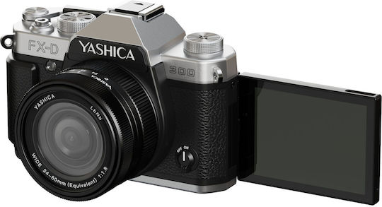 Yashica FX-D 300 Compact Φωτογραφική Μηχανή 50MP Μαύρη