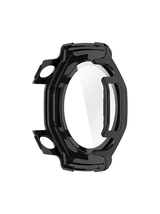 Techsuit Defense360 Pro Пластмасов Калъф със Стъкло в Черен цвят за Amazfit T Rex 3