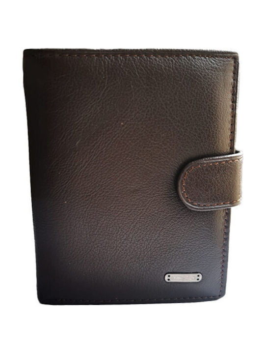 Leather Men's Wallet Classic Brown