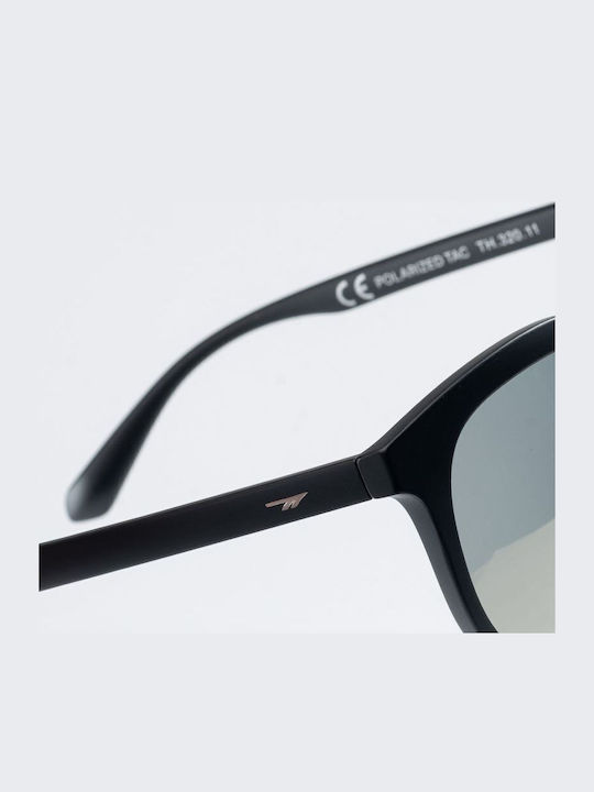 Hi-Tec Sunglasses Μαύρα with Acetate Frame & Silver Lens Hi-Tec Sunglasses Μαύρα with Acetate Frame & Silver Lens