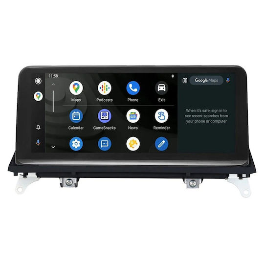 Bizzar Ηχοσύστημα Αυτοκινήτου για BMW X5 / X6 2010-2013 (Bluetooth/USB/AUX/WiFi/GPS/Apple-Carplay/Android-Auto) με Οθόνη Αφής 10.25"