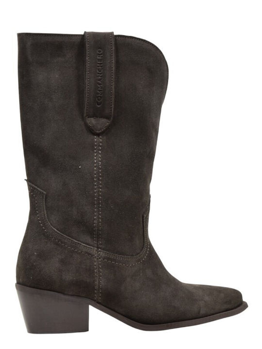 Leather Women's Boots Brown