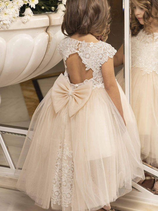 Dolce Bambini Beige Taufkleid