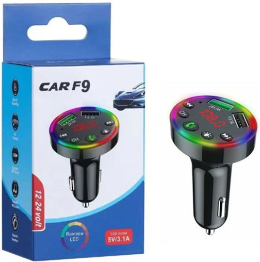 Factory FM предавател за кола F9 с Bluetooth / USB