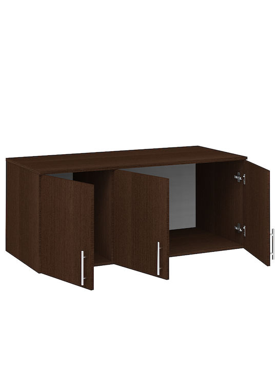 Loft Rectangular Loft dulap Placă din Lemn Agregat Wenge 54x120cm 000939 1buc