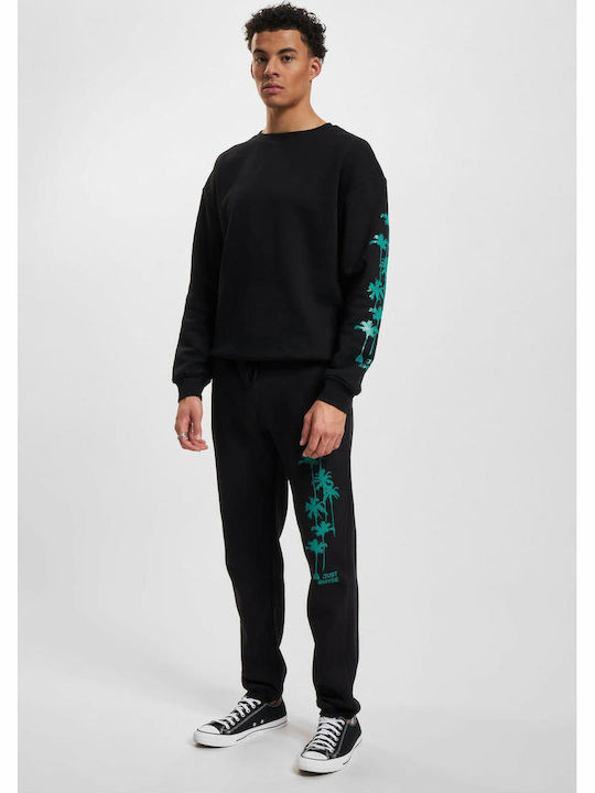 Sweatpants with Elastic Black, Green