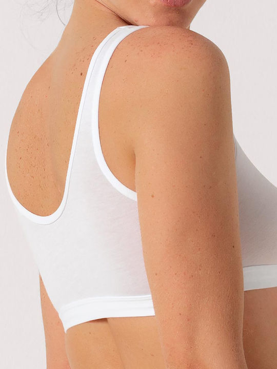 Women's Bra without Padding White