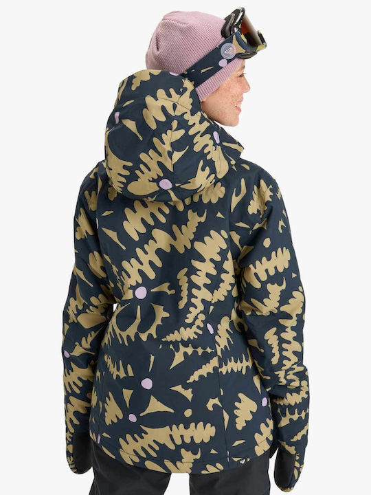 Roxy Jetty ERJTJ03529-TMG1 Γυναικείο Μπουφάν για Σκι & Snowboard Πολύχρωμο