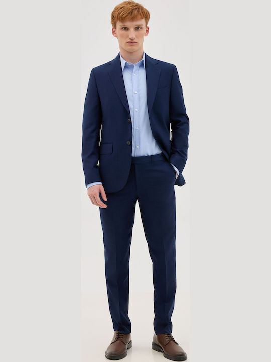 Men's Suit Electric Blue