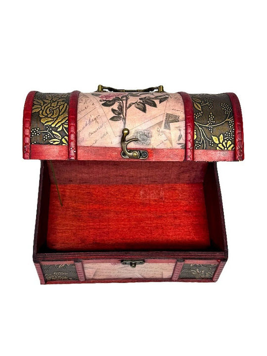 Velve Дървена Кутия За Бижута 20x14x13см