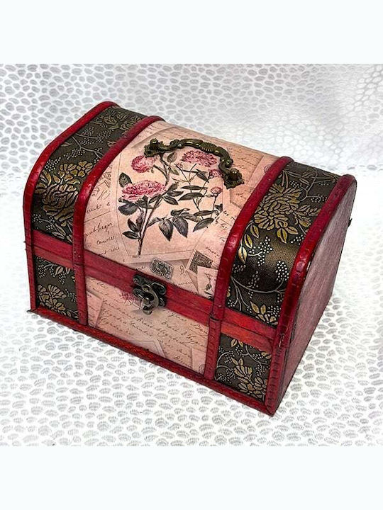 Velve Holz Schmuckkästchen 20x14x13cm