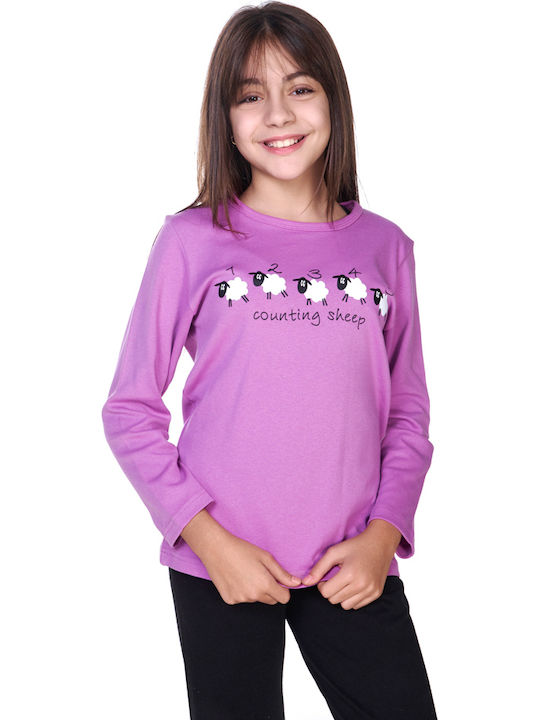 Comfort Pijama pentru copii Purple Comfort Pijama pentru copii Purple