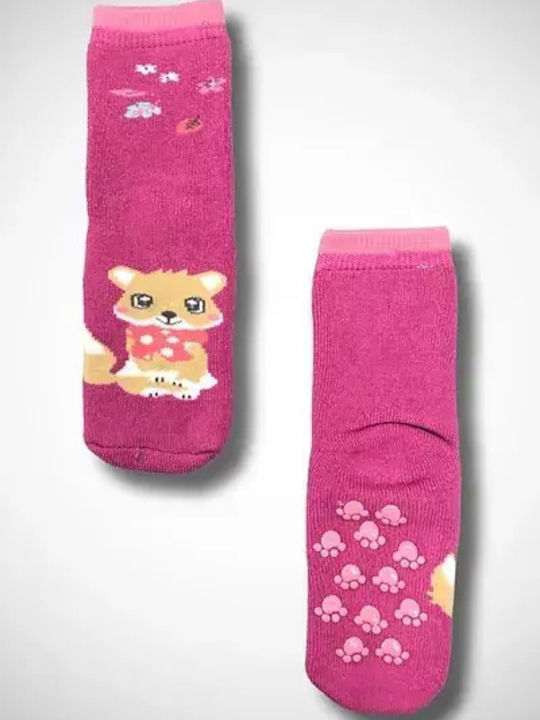IDER Kids' Socks Non-Slip Fuchsia
