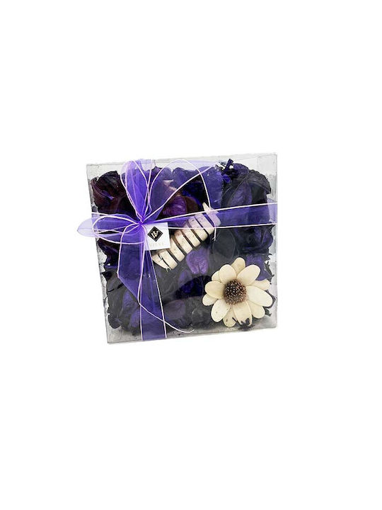 Aranjament Floral În Cutie Rotundă Trandafiri Săpun Trufe Belgiene Flori Uscate Parfumate Roz