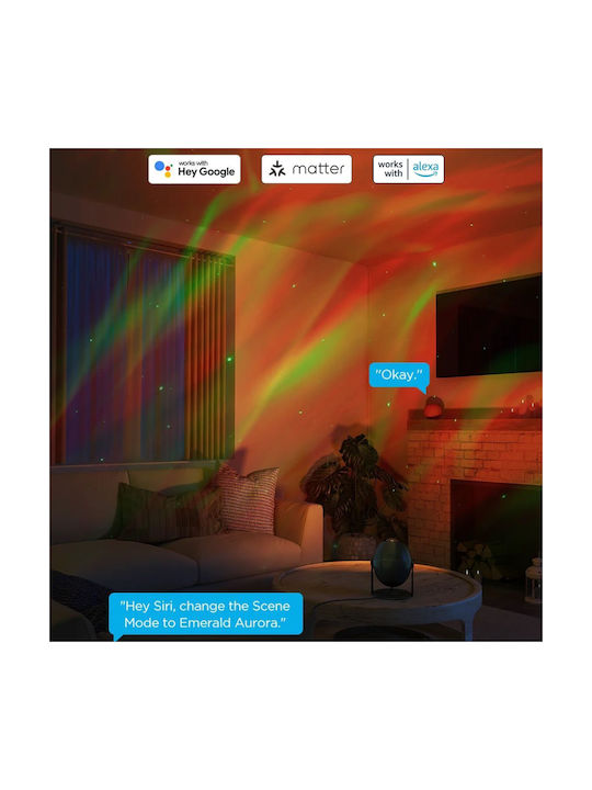 Govee Smart Projektor Dekorative Tischlampe Aurora LED RGBW