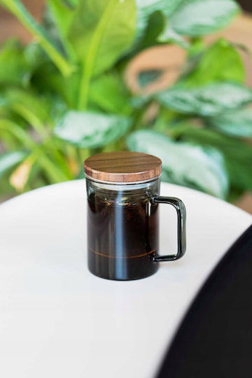 Cup Tea Glass Gray 350ml