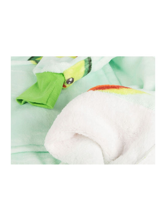 Pătură Polar Fleece Cu Mâneci 80x80cm Avocado And Toast