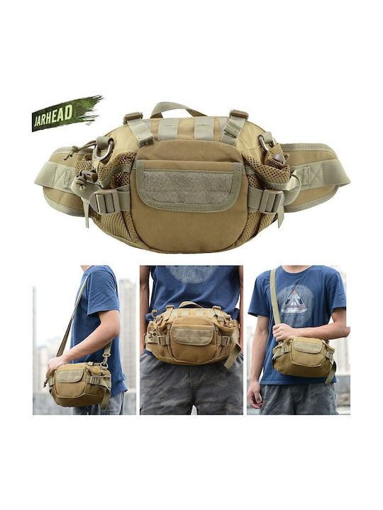 Herren Schulter / Crossbody Tasche Khaki