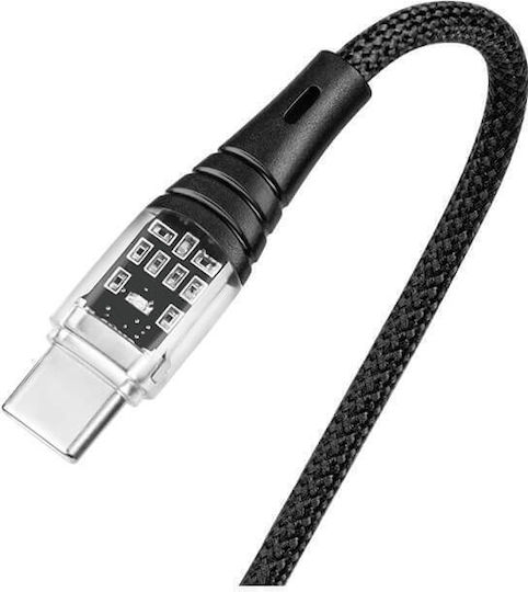 TTEC USB 2.0 Kabel USB-C männlich - USB-C 60W Schwarz 1,2m 2DK58S