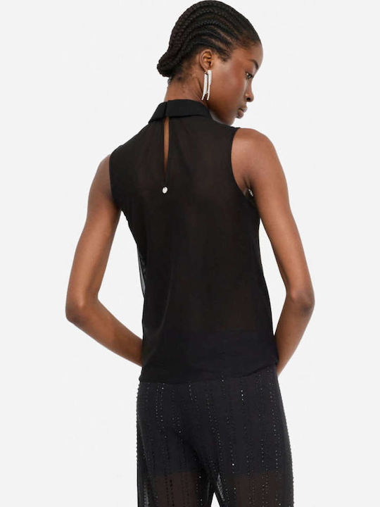Women's Blouse Sleeveless Black