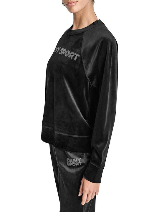 DKNY Logo Πουλόβερ Μαύρο