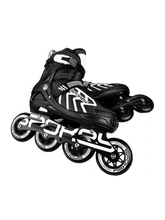 Spokey Khan Inline Αυξομειούμενα Rollers Λευκά Παιδικά